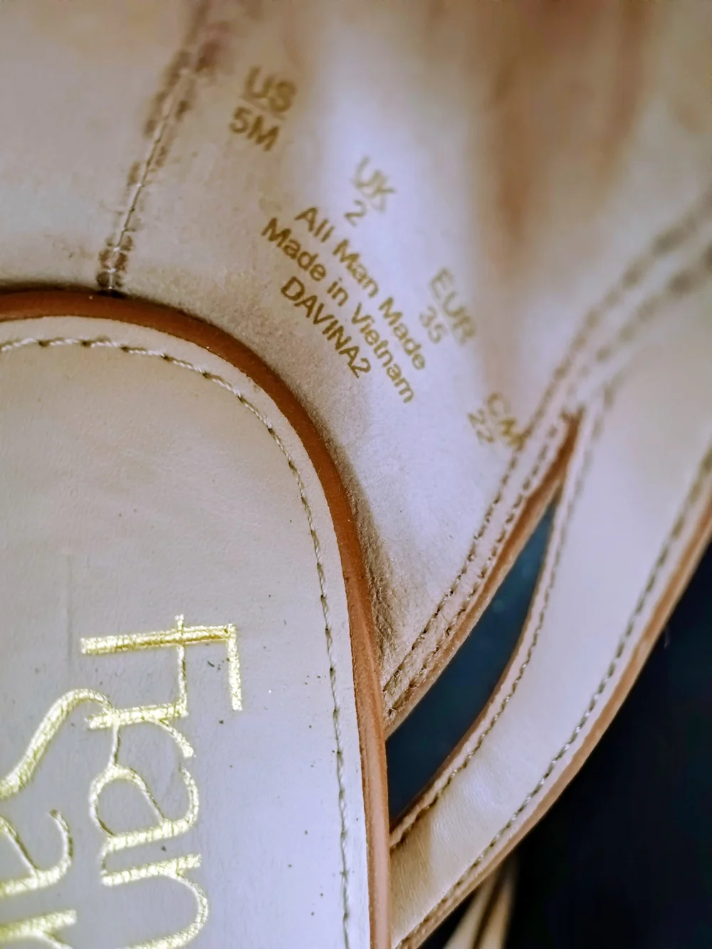 Franco Sarto Tan Leather Ankle-Strap Sandals.   Size 5